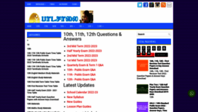What Padasalai.net website looked like in 2023 (1 year ago)