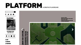 What Platform-mag.com website looked like in 2023 (1 year ago)