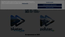 What Pollutec.com website looked like in 2023 (1 year ago)