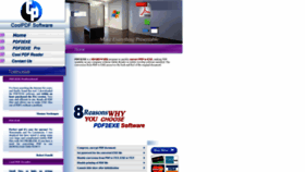 What Pdf2exe.com website looked like in 2023 (1 year ago)