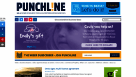 What Punchline-gloucester.com website looked like in 2023 (1 year ago)