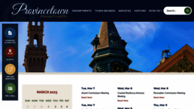 What Provincetown-ma.gov website looked like in 2023 (2 years ago)