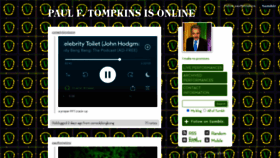 What Paulftompkins.com website looked like in 2023 (1 year ago)