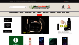 What Parapharmanet.com website looked like in 2023 (1 year ago)
