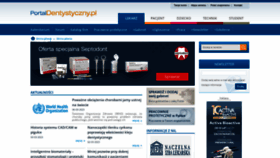 What Portaldentystyczny.pl website looked like in 2023 (1 year ago)