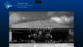 What Panam.org website looked like in 2023 (1 year ago)