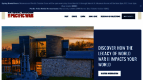 What Pacificwarmuseum.org website looked like in 2023 (1 year ago)