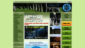 What Putujici.cz website looked like in 2023 (1 year ago)