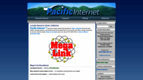 What Pacific.net website looked like in 2023 (1 year ago)