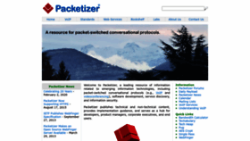 What Packetizer.com website looked like in 2023 (1 year ago)