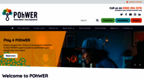 What Pohwer.net website looked like in 2023 (1 year ago)