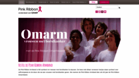 What Pinkribbon.nl website looked like in 2023 (1 year ago)