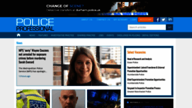 What Policeprofessional.com website looked like in 2023 (1 year ago)