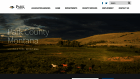 What Parkcounty.org website looked like in 2023 (1 year ago)