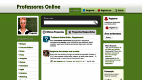 What Professoronline.net website looked like in 2023 (1 year ago)