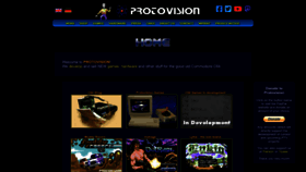 What Protovision.games website looked like in 2023 (1 year ago)