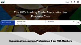 What Property-care.org website looked like in 2023 (1 year ago)