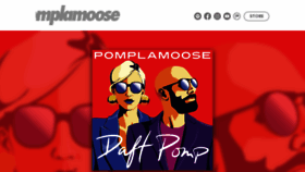 What Pomplamoose.com website looked like in 2023 (1 year ago)