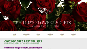 What Phillips-flowers.com website looked like in 2023 (1 year ago)