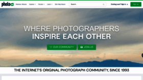 What Photo.net website looked like in 2023 (1 year ago)
