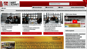 What Portalderwirtschaft.de website looked like in 2023 (1 year ago)