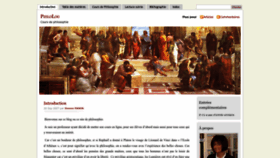 What Philolog.fr website looked like in 2023 (1 year ago)
