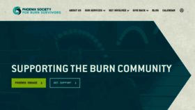 What Phoenix-society.org website looked like in 2023 (2 years ago)