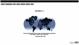What Patrickgross.org website looked like in 2023 (1 year ago)