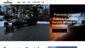 What Precisiondisposal.us website looked like in 2023 (1 year ago)