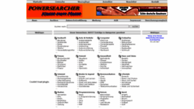 What Powersearcher.de website looked like in 2023 (2 years ago)