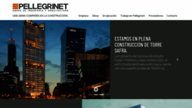 What Pellegrinet.com website looked like in 2023 (1 year ago)