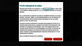 What Prolife.nl website looked like in 2023 (3 years ago)