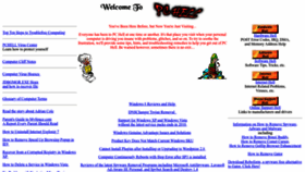 What Pchell.com website looked like in 2023 (1 year ago)