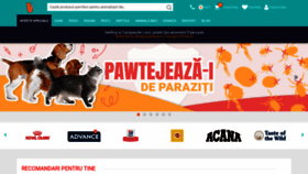 What Pentruanimale.ro website looked like in 2023 (1 year ago)
