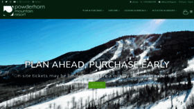 What Powderhorn.com website looked like in 2023 (1 year ago)