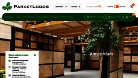 What Parketloods.nl website looked like in 2023 (1 year ago)