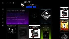 What Peek-a-boo-magazine.be website looked like in 2023 (1 year ago)