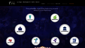 What Predictiveanalyticsworld.com website looked like in 2023 (2 years ago)