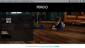 What Pergo.com website looked like in 2023 (1 year ago)