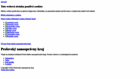 What Po-kraj.sk website looked like in 2023 (1 year ago)