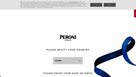 What Peroniitaly.com website looked like in 2023 (1 year ago)