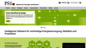 What Psi.de website looked like in 2023 (1 year ago)