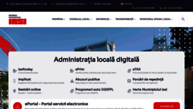 What Primaria-iasi.ro website looked like in 2023 (1 year ago)