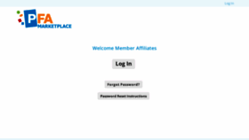 What Pfamarketplace.com website looked like in 2023 (1 year ago)