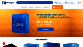 What Prelogica.com.br website looked like in 2023 (1 year ago)