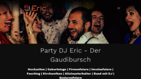 What Party-dj-eric.de website looked like in 2023 (1 year ago)