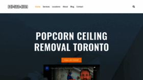 What Popcorn-ceiling-removal-toronto.ca website looked like in 2023 (1 year ago)