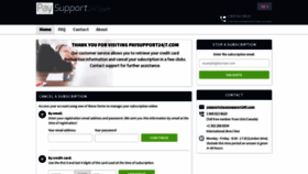 What Paysupport247.com website looked like in 2023 (1 year ago)