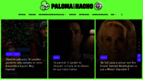 What Palomaynacho.com website looked like in 2023 (1 year ago)