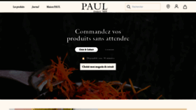 What Paul.fr website looked like in 2023 (1 year ago)